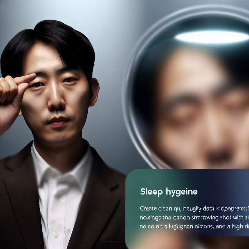 수면 위생 팁