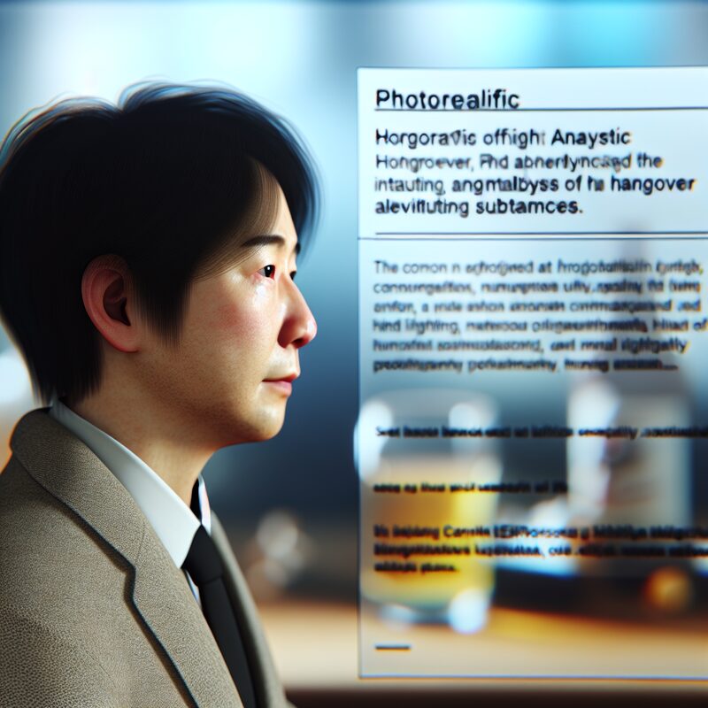 숙취 해소 성분 분석