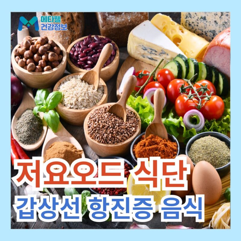 갑상선 기능 항진증에 좋은 음식 갑상선 기능 항진증 저요오드 식단 음식 요오드 제한식