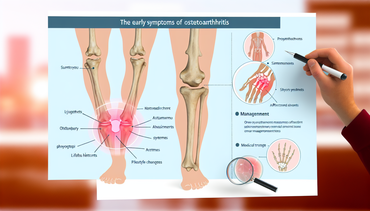 퇴행성 관절염, 초기 증상 자각과 관리 중요